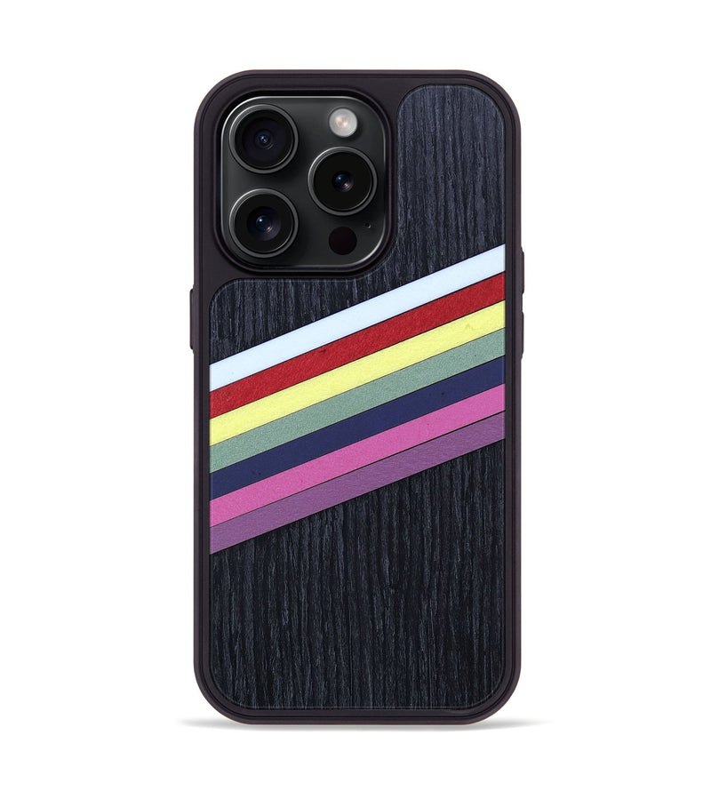 iPhone 15 Pro Wood+Resin Phone Case - Annette (Retro, 659997)