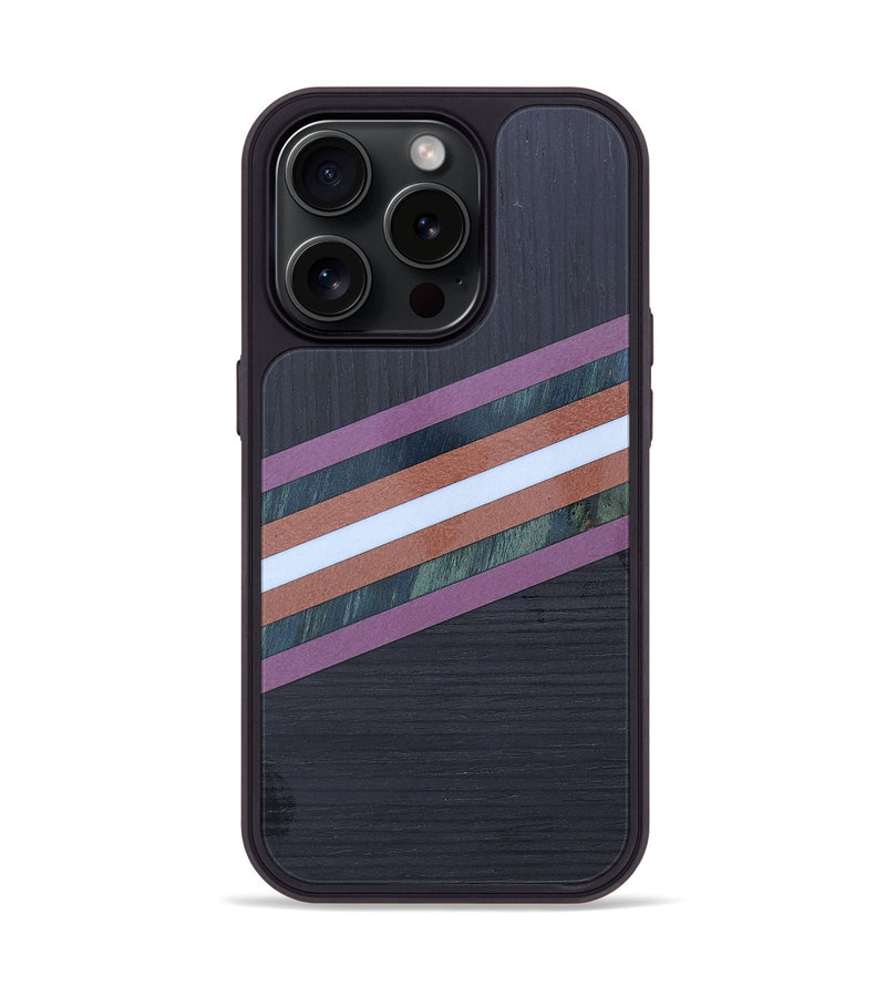 iPhone 15 Pro Wood+Resin Phone Case - Gunnar (Retro, 659998)