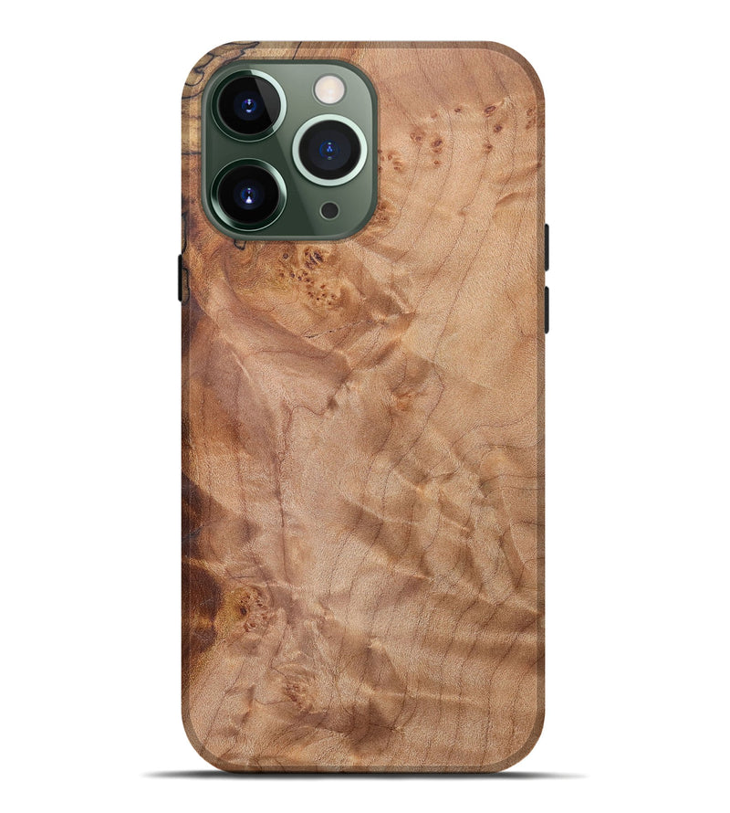 iPhone 13 Pro Max Burl Wood Live Edge Phone Case - Corinne (Wood Burl, 660061)