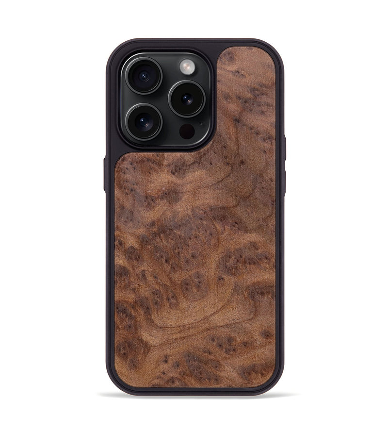 iPhone 15 Pro Burl Wood Phone Case - Lorene (Wood Burl, 660368)
