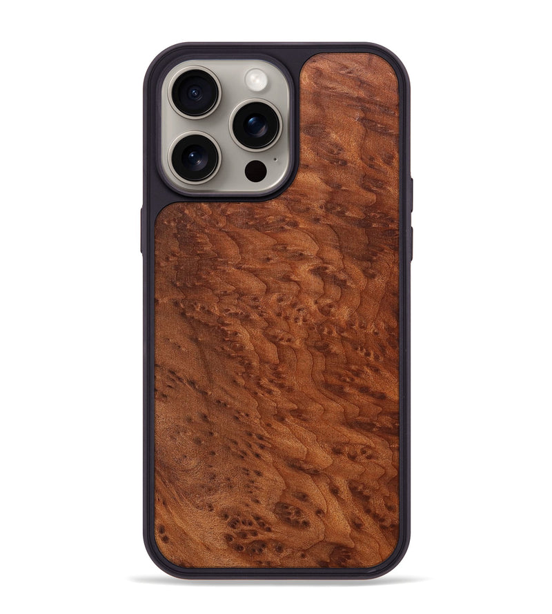 iPhone 15 Pro Max Burl Wood Phone Case - Graham (Wood Burl, 660527)