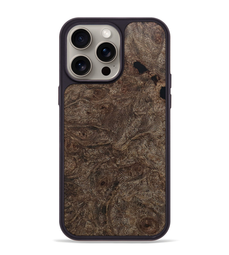 iPhone 15 Pro Max Burl Wood Phone Case - Donnie (Wood Burl, 660686)