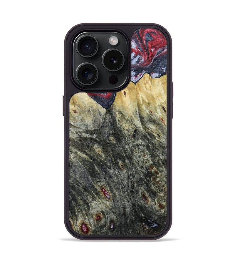 iPhone 15 Pro Burl Wood Phone Case - Brad (Wood Burl, 660717)