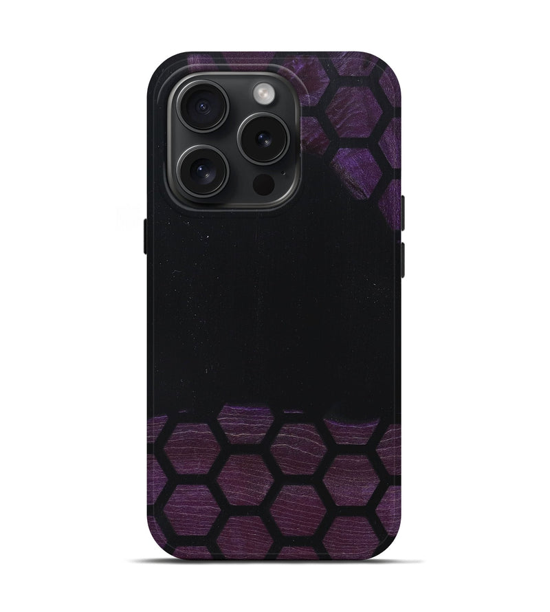 iPhone 15 Pro Wood+Resin Live Edge Phone Case - Ronan (Pattern, 660755)