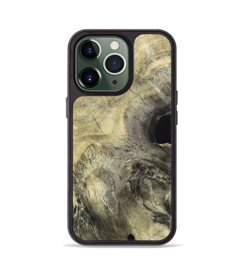 iPhone 13 Pro Wood+Resin Phone Case - Ervin (Wood Burl, 660806)