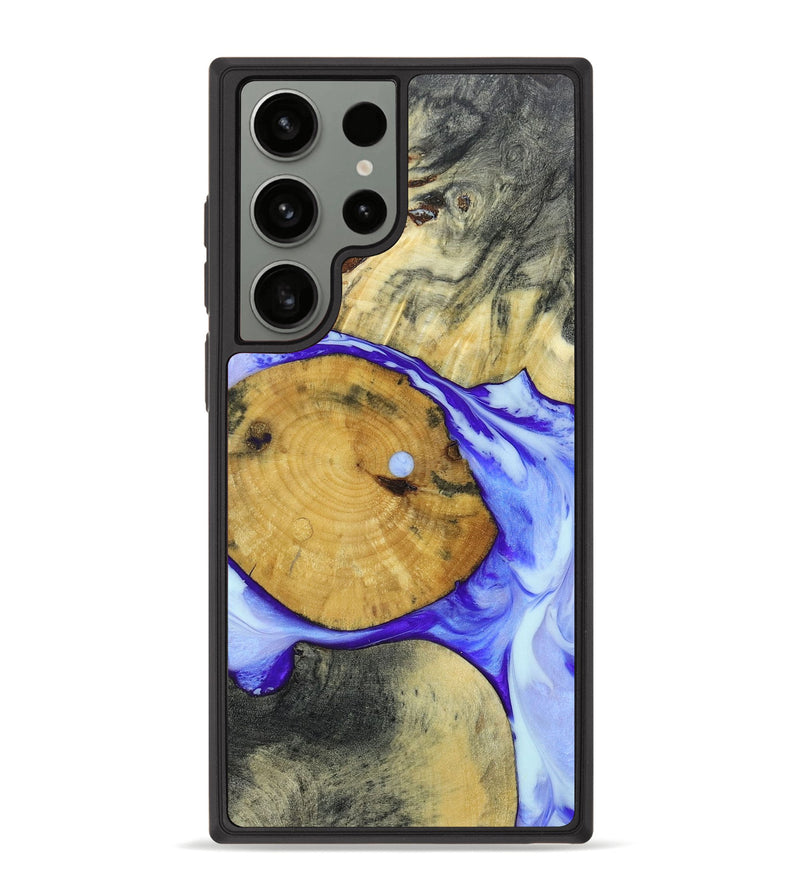 Galaxy S23 Ultra Wood+Resin Phone Case - Edna (Mosaic, 660941)
