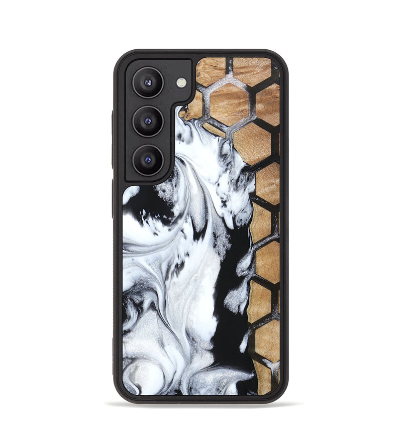 Galaxy S23 Wood+Resin Phone Case - Natasha (Pattern, 660945)