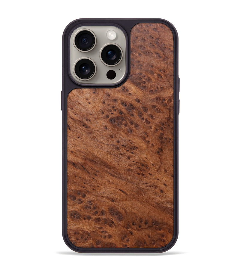 iPhone 15 Pro Max Burl Wood Phone Case - Kayleigh (Wood Burl, 660980)