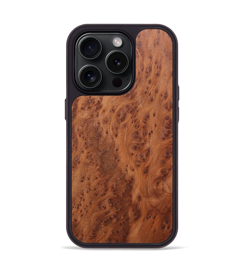 iPhone 15 Pro Burl Wood Phone Case - Bridget (Wood Burl, 660981)