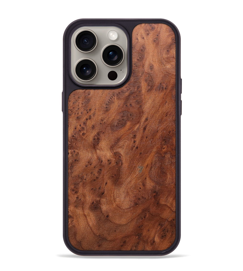 iPhone 15 Pro Max Burl Wood Phone Case - Fernando (Wood Burl, 660982)