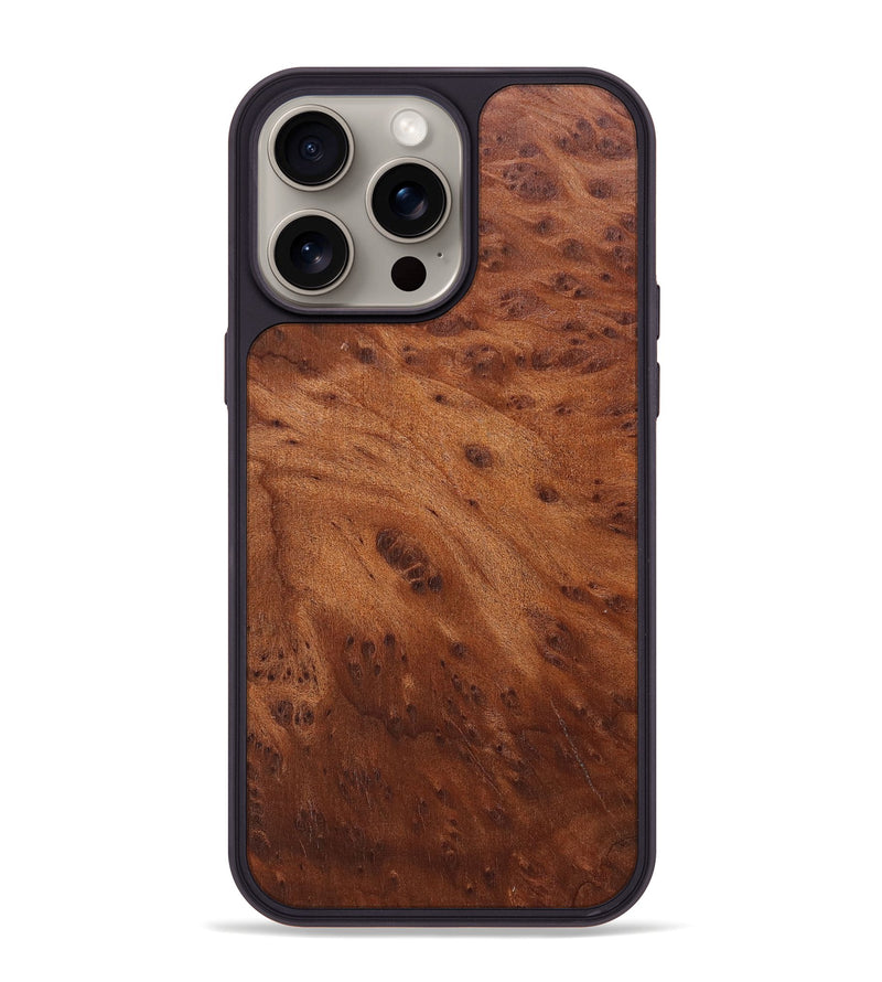 iPhone 15 Pro Max Burl Wood Phone Case - Luciana (Wood Burl, 660985)