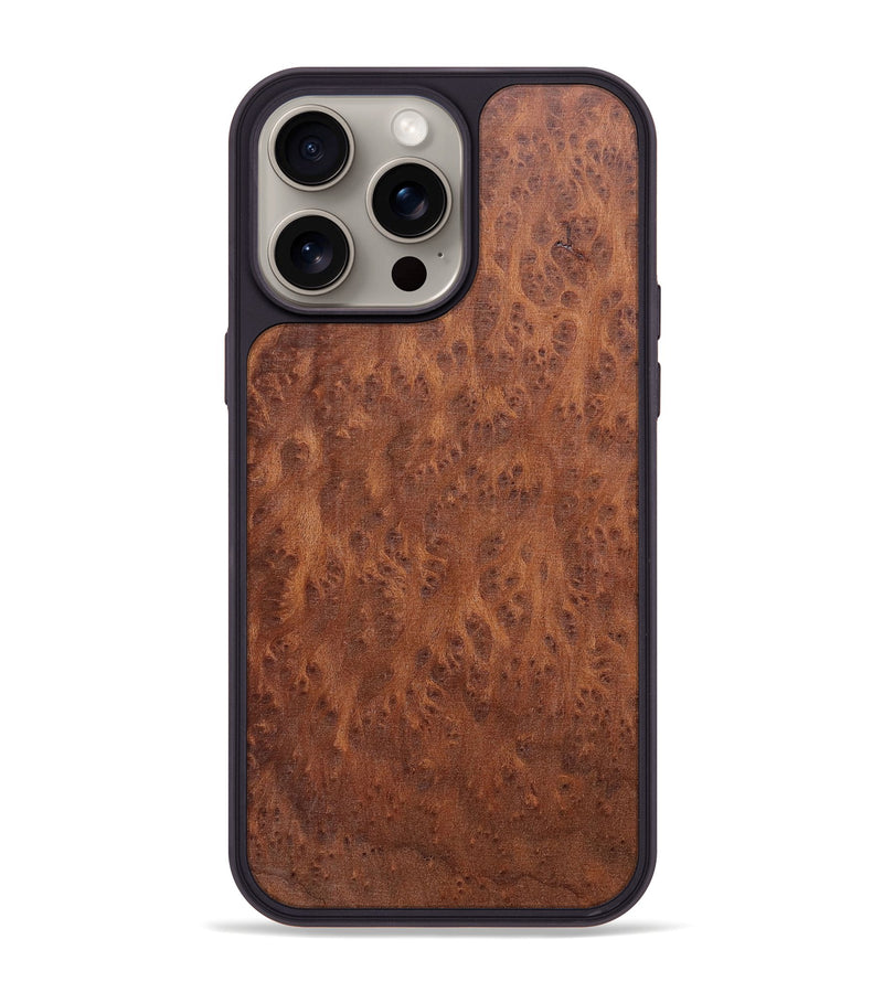 iPhone 15 Pro Max Burl Wood Phone Case - Charlie (Wood Burl, 660986)