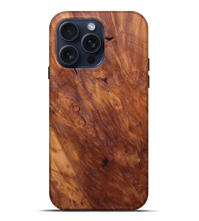 iPhone 15 Pro Max Burl Wood Live Edge Phone Case - Hector (Wood Burl, 660988)