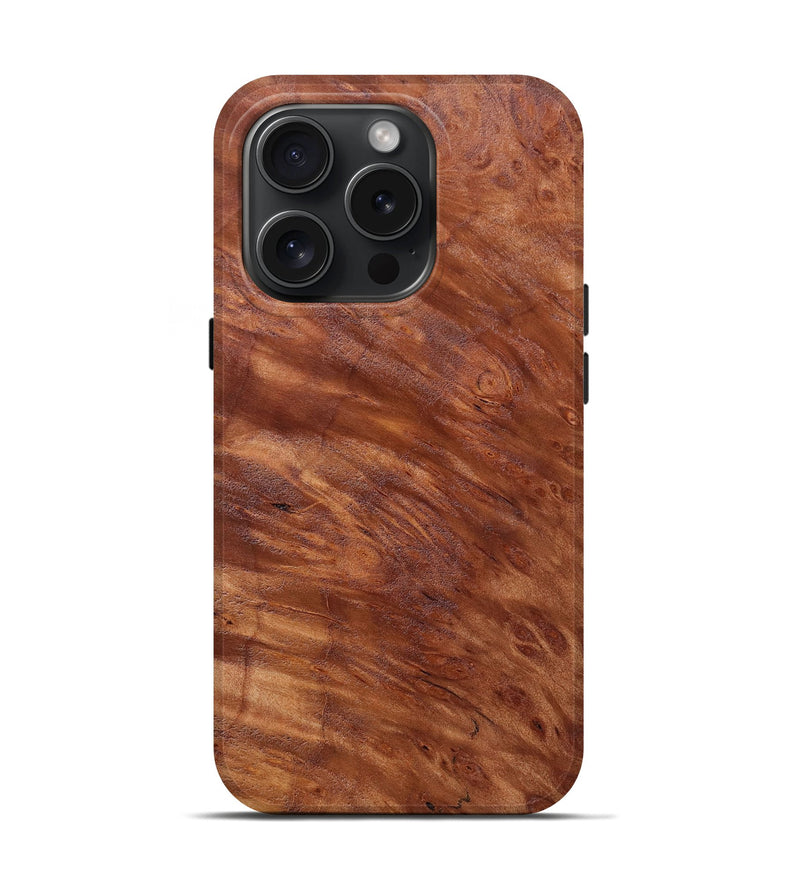 iPhone 15 Pro Burl Wood Live Edge Phone Case - Kade (Wood Burl, 660992)