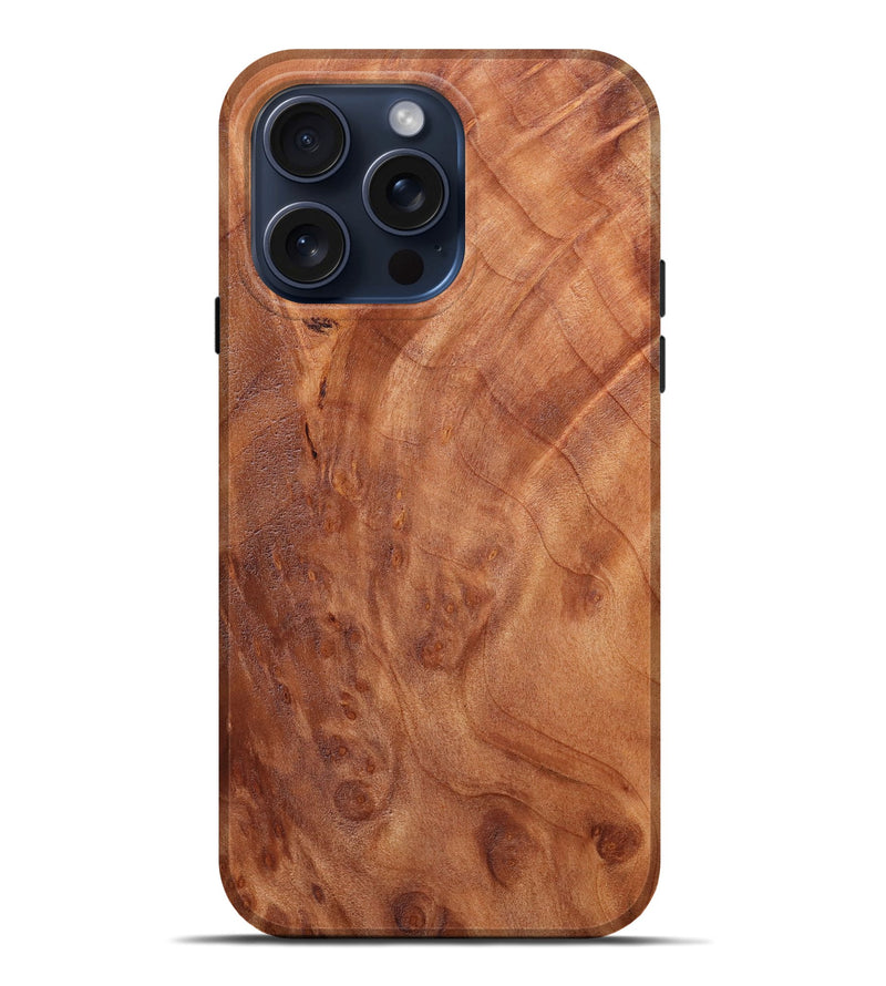 iPhone 15 Pro Max Burl Wood Live Edge Phone Case - Milani (Wood Burl, 660993)