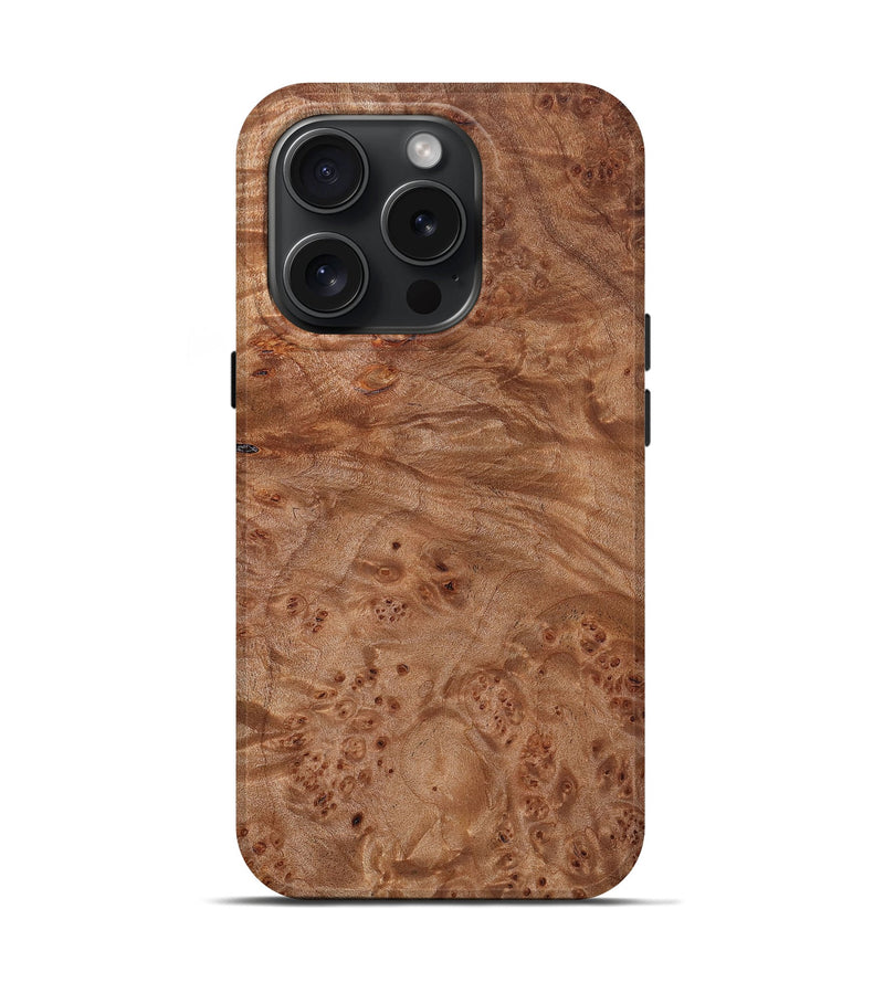 iPhone 15 Pro Burl Wood Live Edge Phone Case - Beau (Wood Burl, 660994)