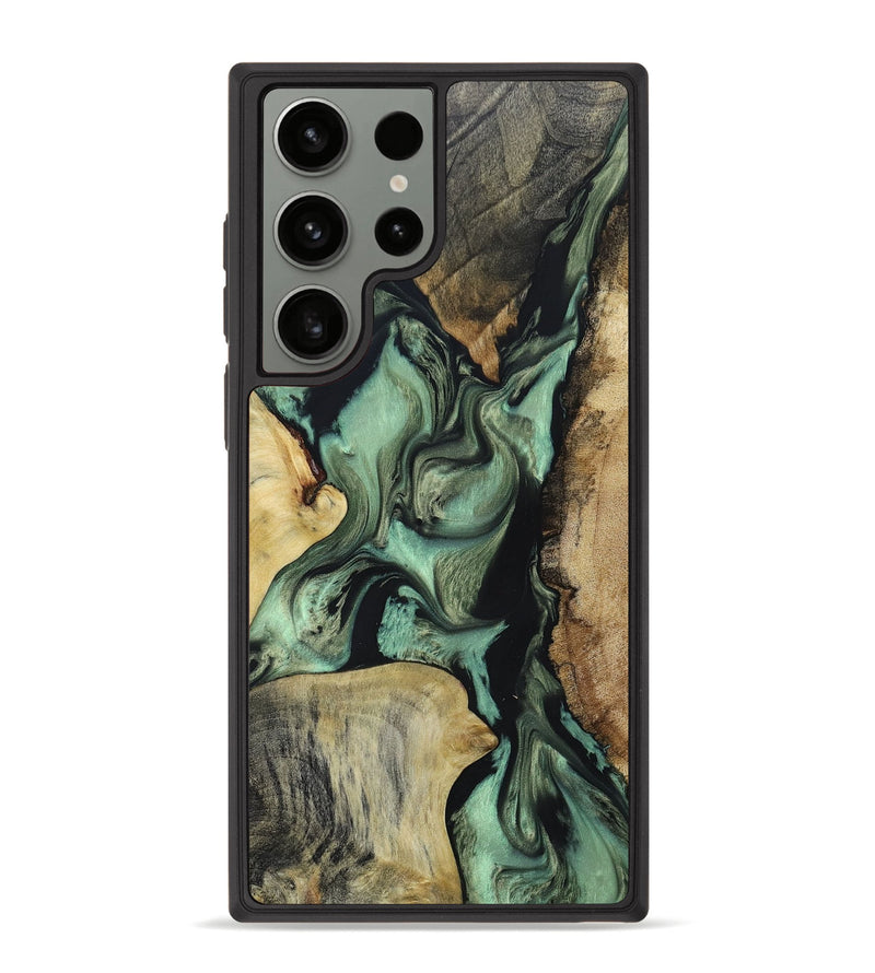 Galaxy S23 Ultra Wood+Resin Phone Case - Daryl (Mosaic, 661058)