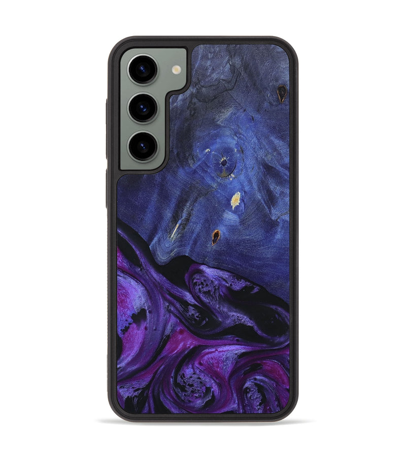 Galaxy S23 Plus Wood+Resin Phone Case - Saylor (Purple, 661326)