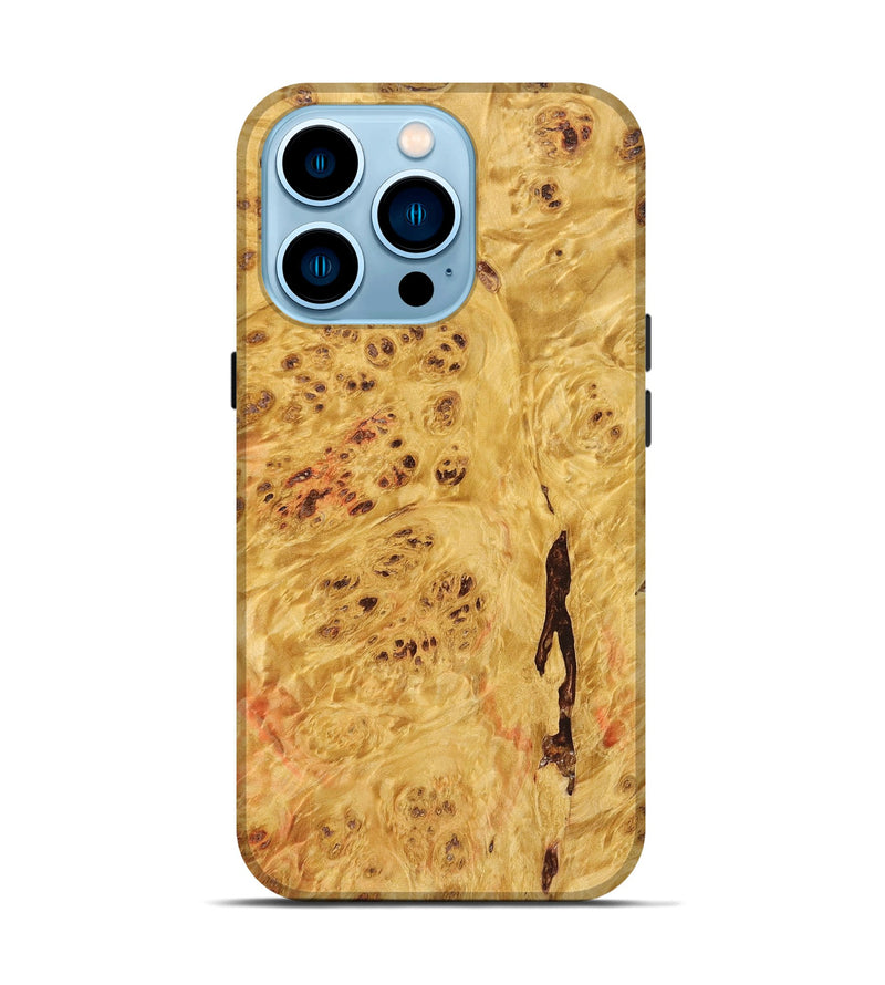 iPhone 14 Pro Wood+Resin Live Edge Phone Case - Addyson (Wood Burl, 661374)
