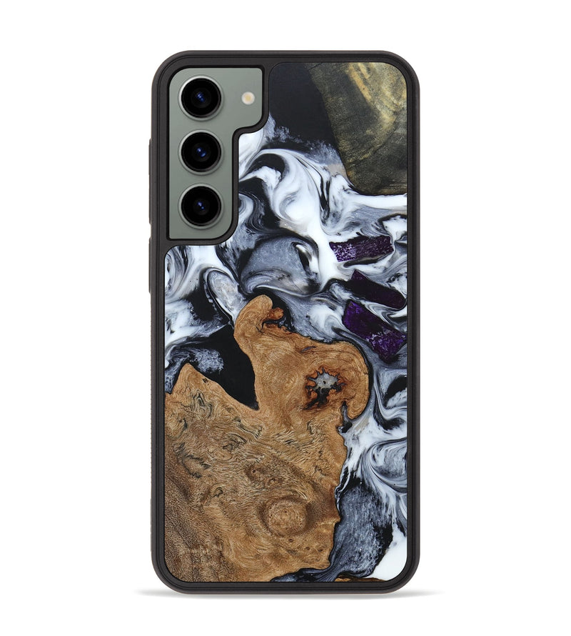 Galaxy S23 Plus Wood+Resin Phone Case - Desiree (Mosaic, 661389)