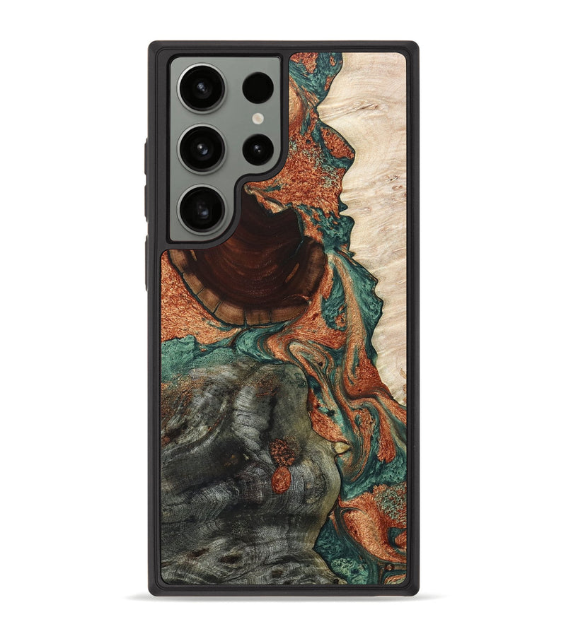 Galaxy S23 Ultra Wood+Resin Phone Case - Luella (Mosaic, 661393)