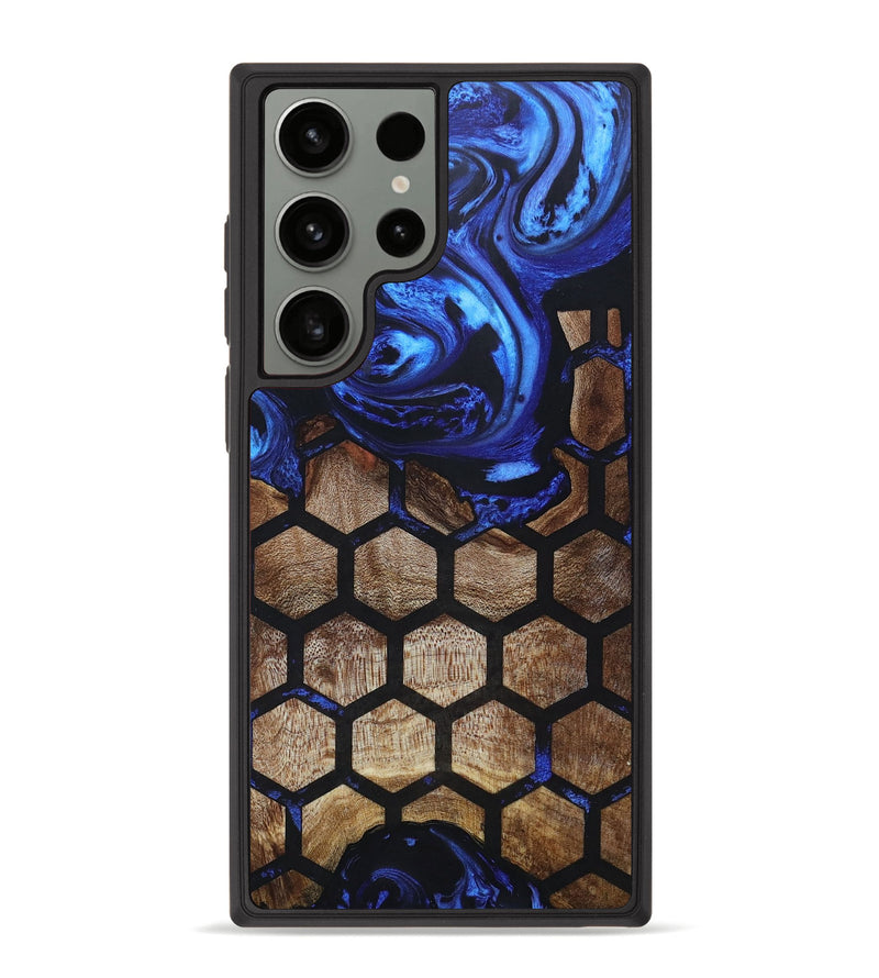 Galaxy S23 Ultra Wood+Resin Phone Case - Claudia (Pattern, 661414)