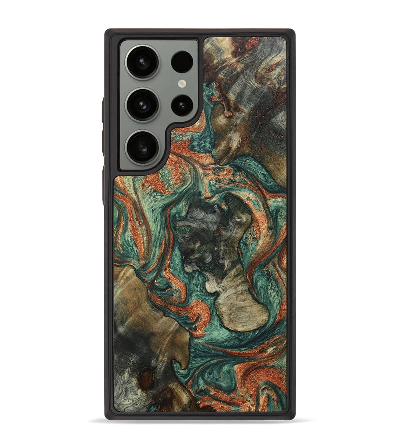 Galaxy S23 Ultra Wood+Resin Phone Case - Christian (Mosaic, 661581)