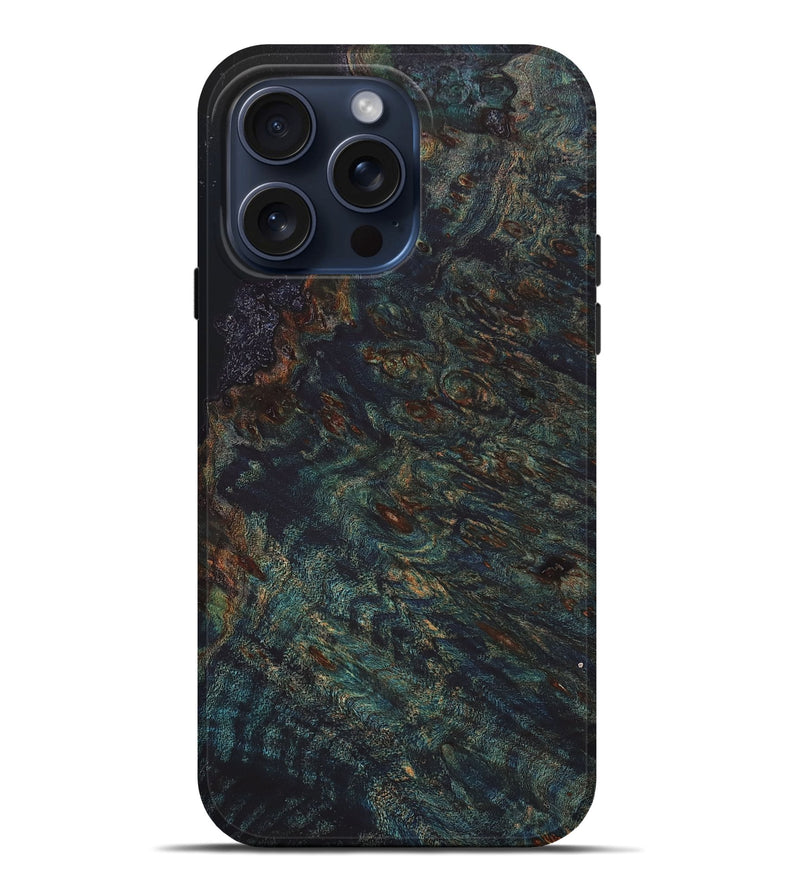 iPhone 15 Pro Max Burl Wood Live Edge Phone Case - Axel (Wood Burl, 661595)