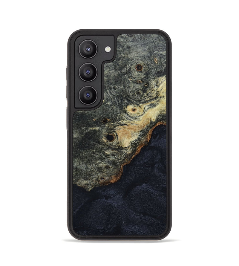 Galaxy S23 Wood+Resin Phone Case - Everleigh (Pure Black, 661686)