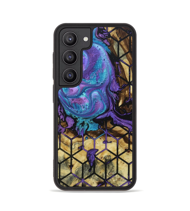 Galaxy S23 Wood+Resin Phone Case - Laverne (Pattern, 661698)
