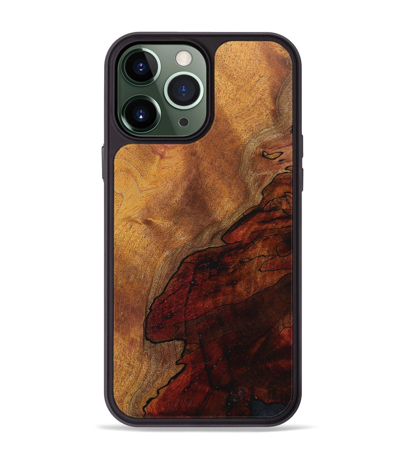 iPhone 13 Pro Max Wood+Resin Phone Case - Blake (Wood Burl, 661787)