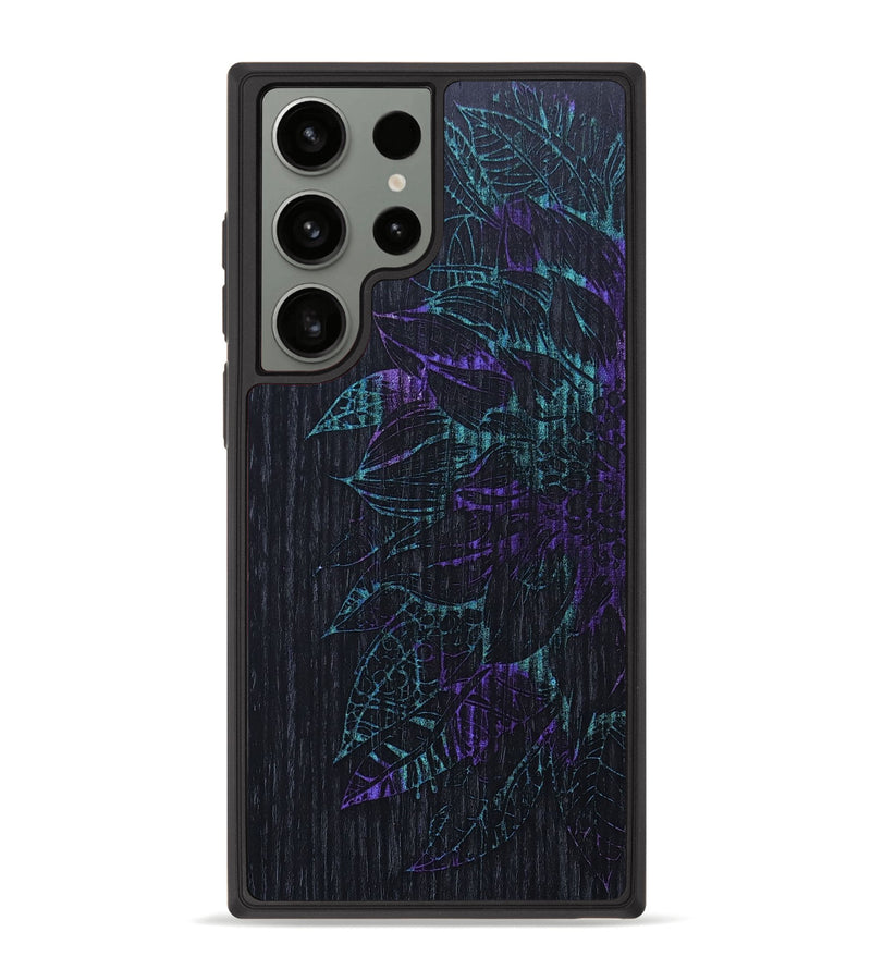 Galaxy S23 Ultra Wood+Resin Phone Case - Valerie (Pattern, 661806)