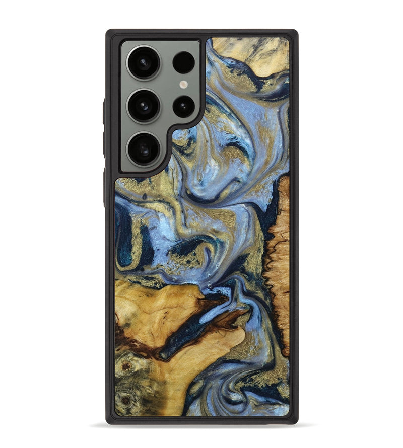 Galaxy S23 Ultra Wood+Resin Phone Case - Julius (Mosaic, 661830)