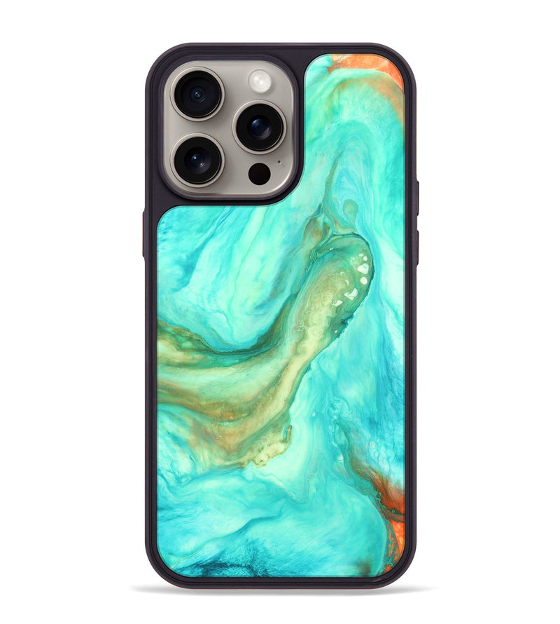 iPhone 15 Pro Max ResinArt Phone Case - Gemma (Watercolor, 661916)
