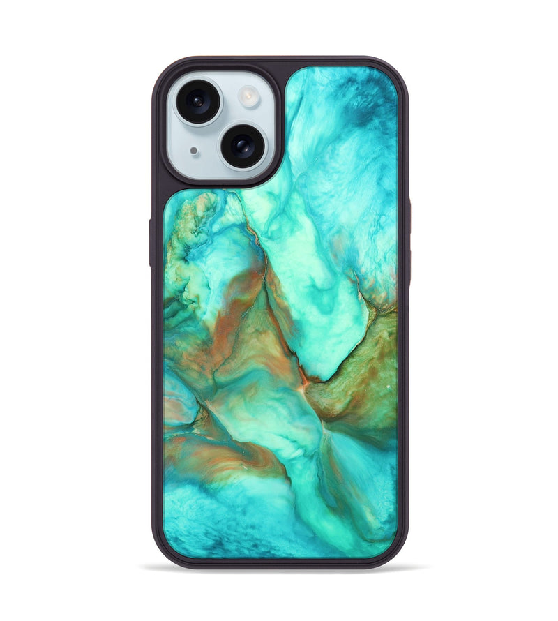 iPhone 15 ResinArt Phone Case - Rickey (Watercolor, 661933)