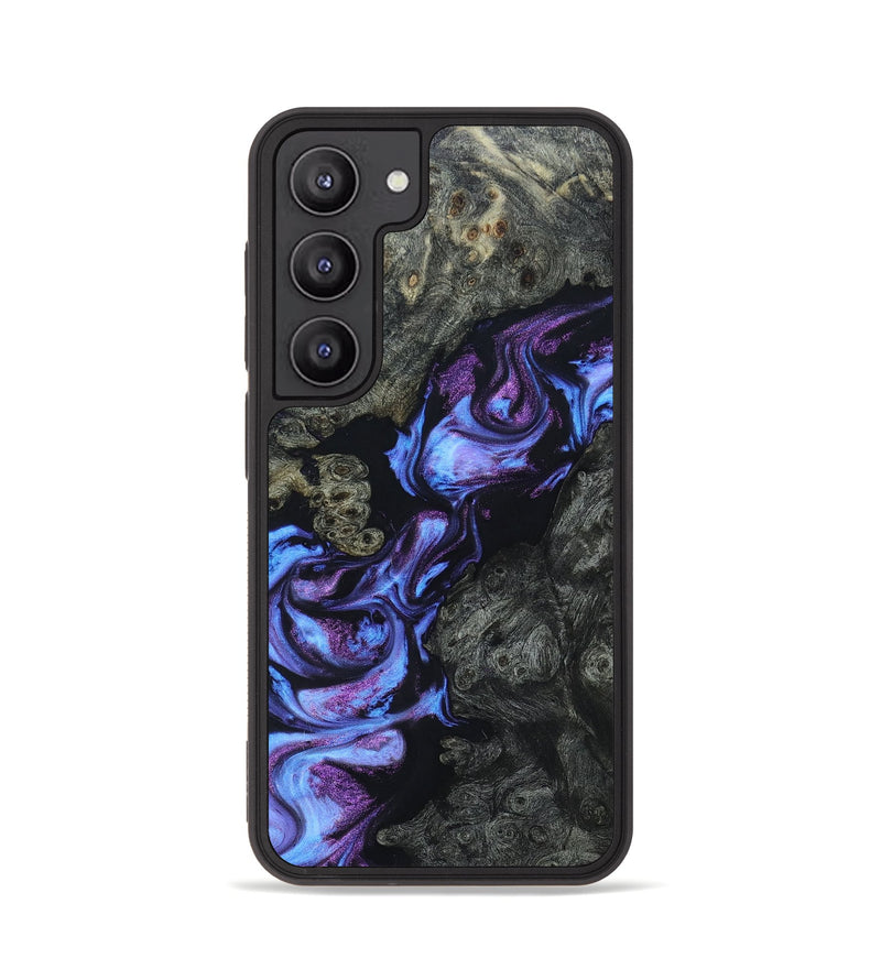 Galaxy S23 Wood+Resin Phone Case - Martha (Purple, 662002)