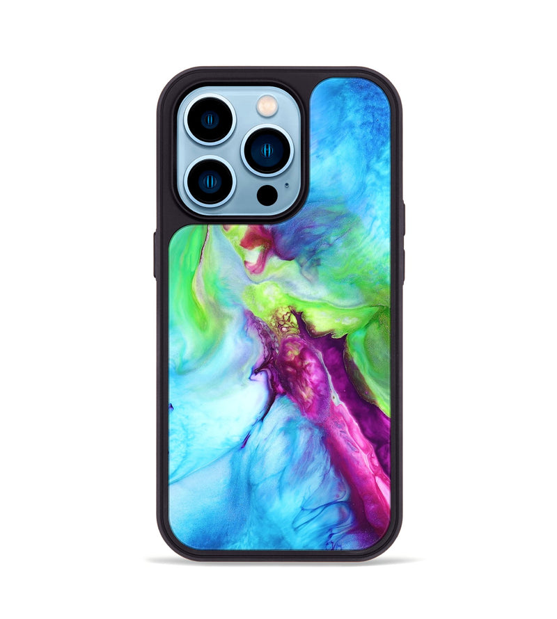 iPhone 14 Pro Wood+Resin Phone Case - Alma (Watercolor, 662059)