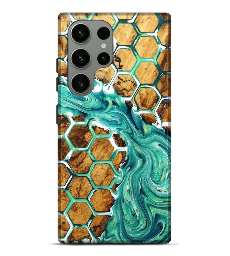 Galaxy S23 Ultra Wood+Resin Live Edge Phone Case - Brenden (Pattern, 662152)