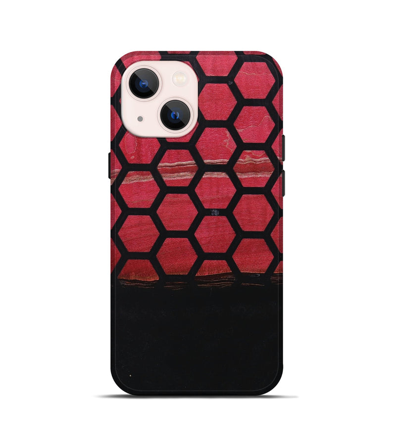 iPhone 13 mini Wood+Resin Live Edge Phone Case - Emely (Pattern, 662235)