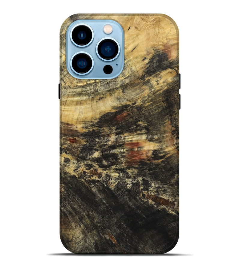 iPhone 14 Pro Max Burl Wood Live Edge Phone Case - Bart (Wood Burl, 662305)