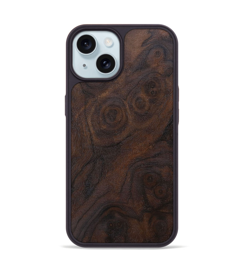 iPhone 15 Burl Wood Phone Case - Gemma (Wood Burl, 662308)
