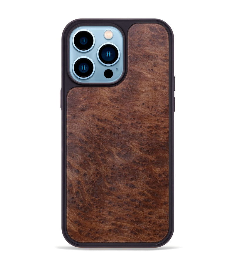 iPhone 14 Pro Max Wood+Resin Phone Case - Savannah (Wood Burl, 662395)