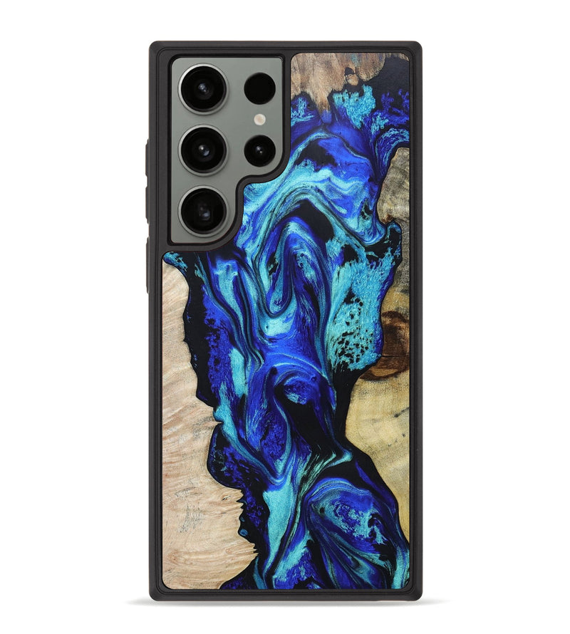 Galaxy S23 Ultra Wood+Resin Phone Case - Janice (Mosaic, 662500)
