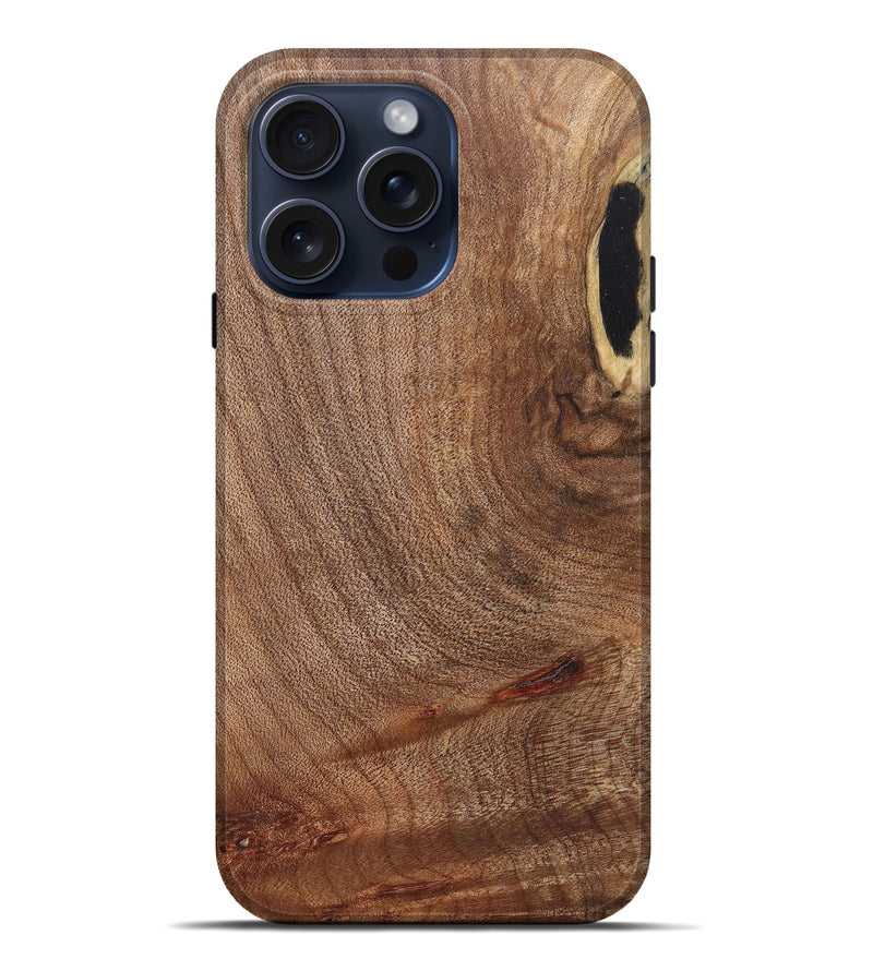 iPhone 15 Pro Max Burl Wood Live Edge Phone Case - Ryan (Wood Burl, 662572)