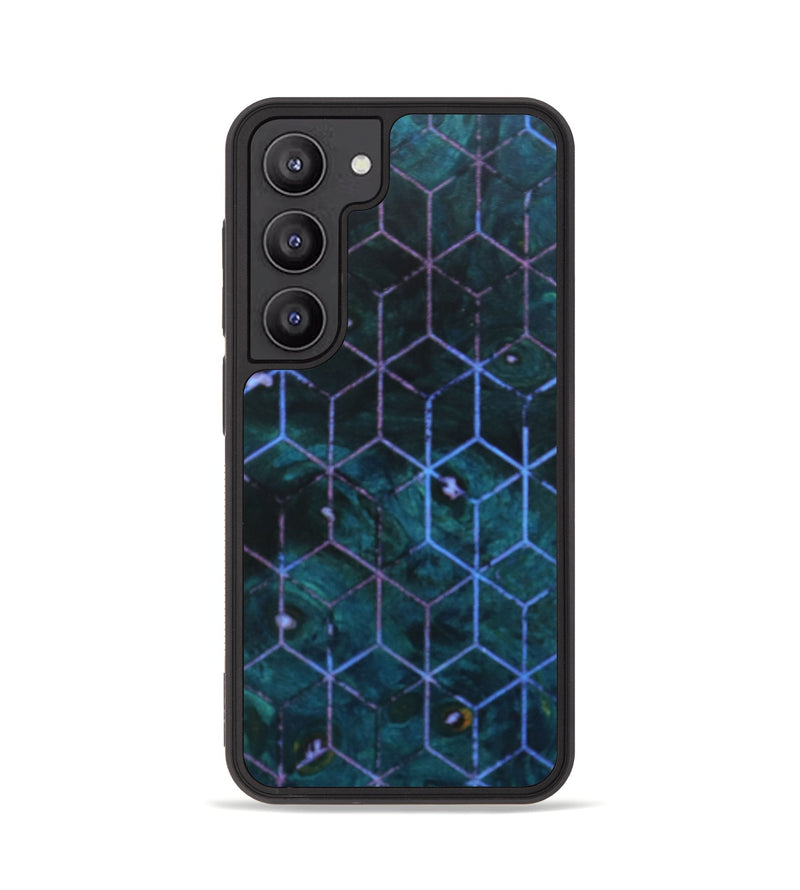 Galaxy S23 Wood+Resin Phone Case - Arabella (Pattern, 662648)