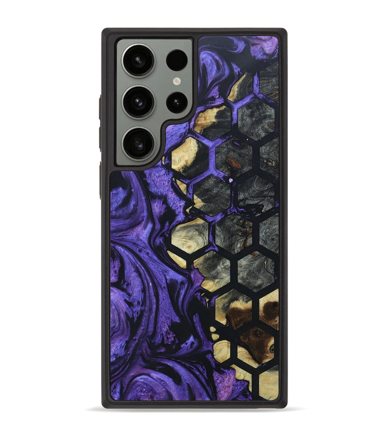 Galaxy S23 Ultra Wood+Resin Phone Case - Kendall (Pattern, 662654)