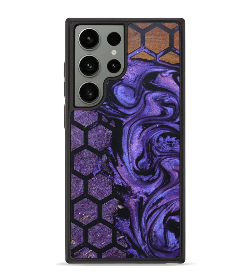 Galaxy S23 Ultra Wood+Resin Phone Case - Carson (Pattern, 662655)