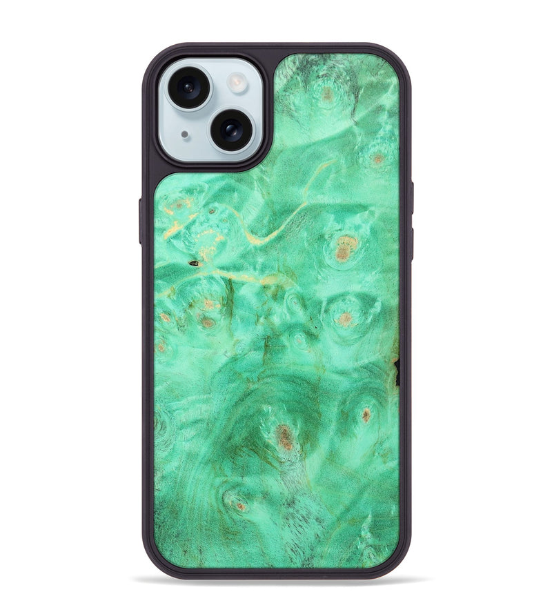 iPhone 15 Plus Burl Wood Phone Case - Christine (Wood Burl, 662721)