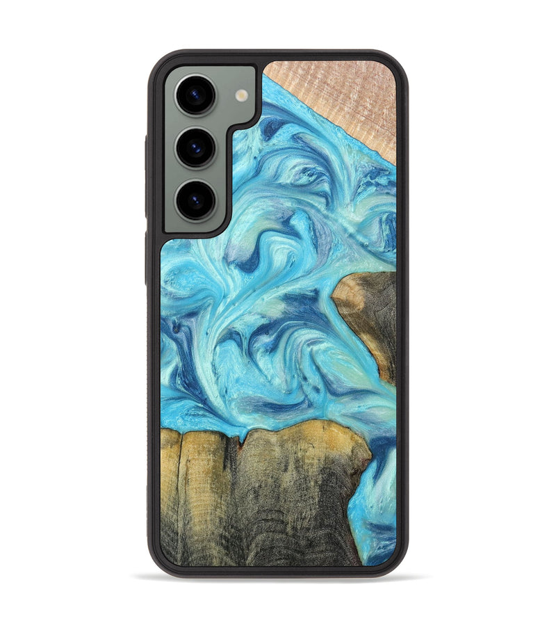 Galaxy S23 Plus Wood+Resin Phone Case - Dionne (Mosaic, 662766)