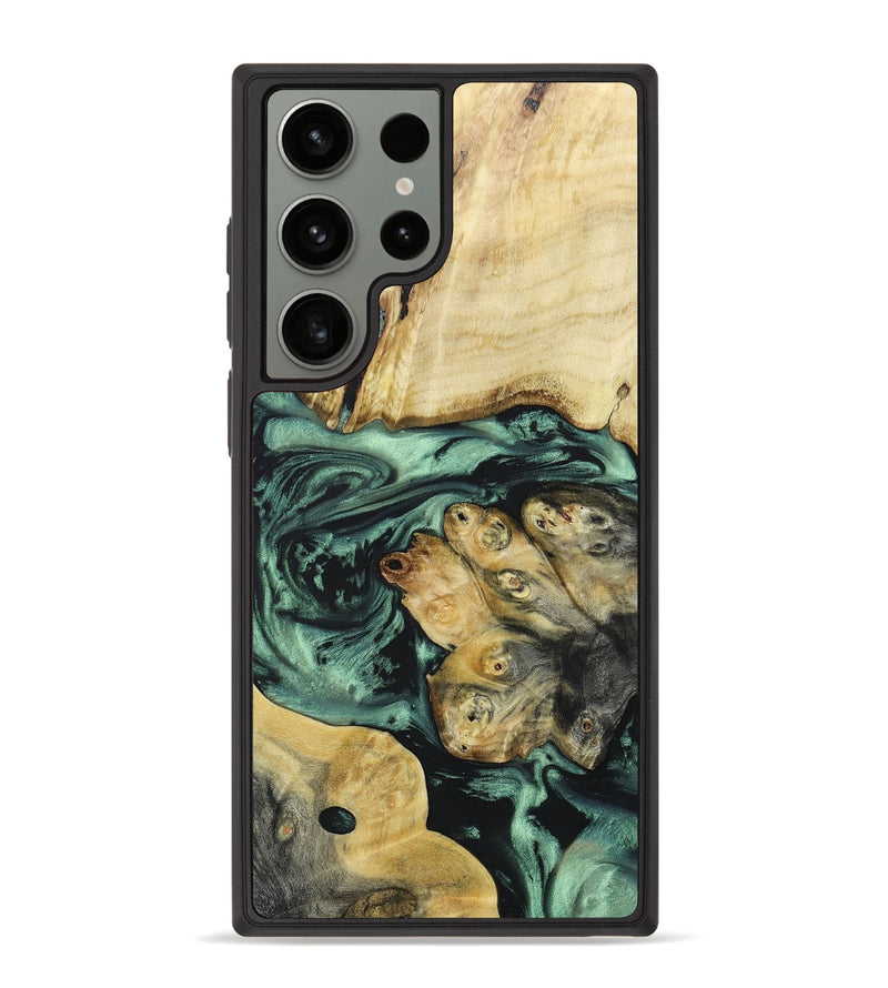 Galaxy S23 Ultra Wood+Resin Phone Case - Clyde (Mosaic, 662772)